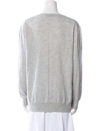 The Row V-Neck Cashmere Sweater