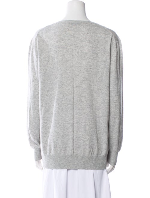 The Row V-Neck Cashmere Sweater