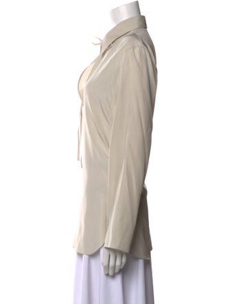 The Row Silk V-Neck Tunic