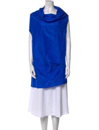 The Row Silk Cowl Neck Tunic