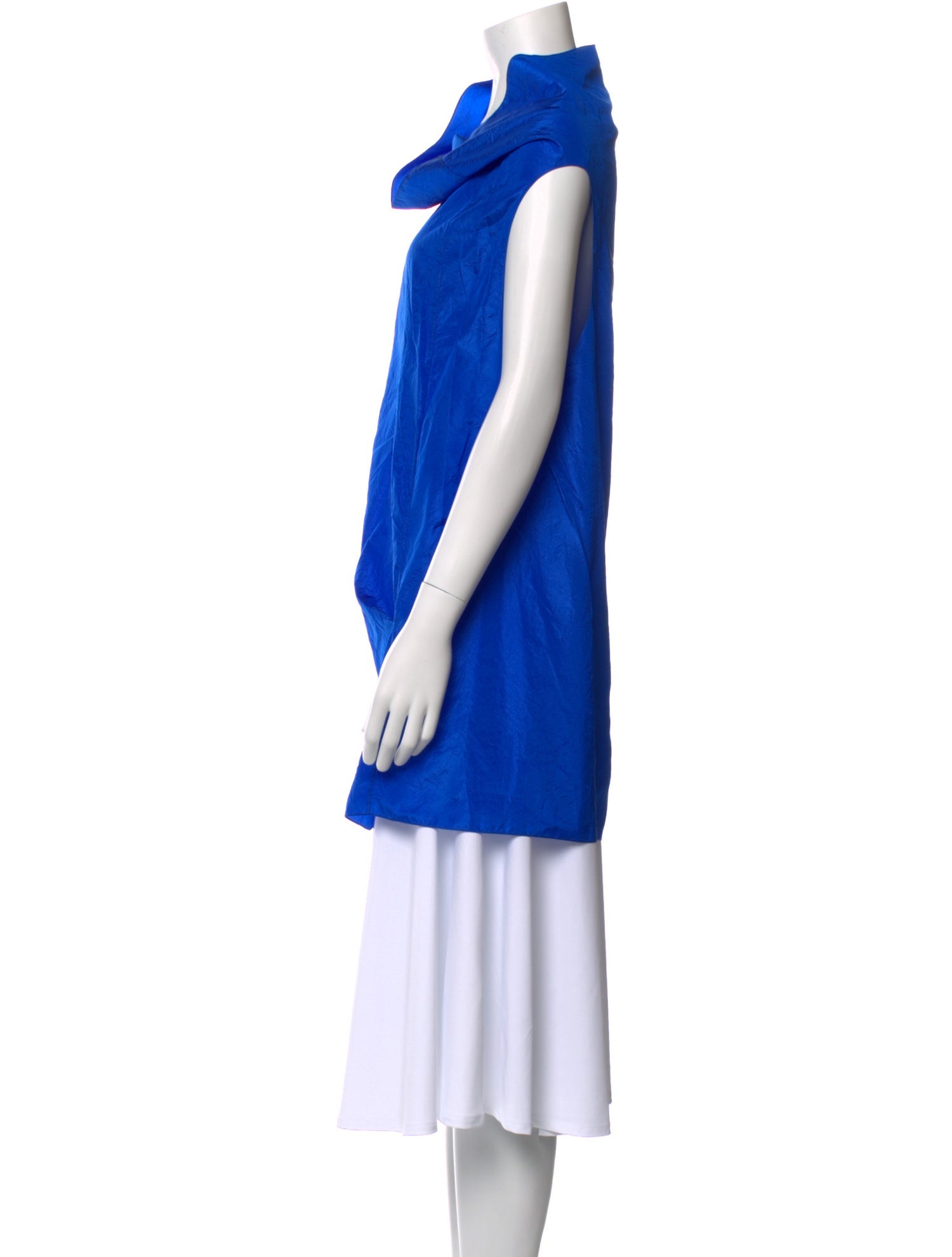 The Row Silk Cowl Neck Tunic