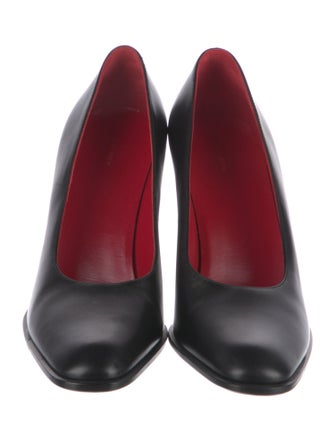 The Row Leather Pumps