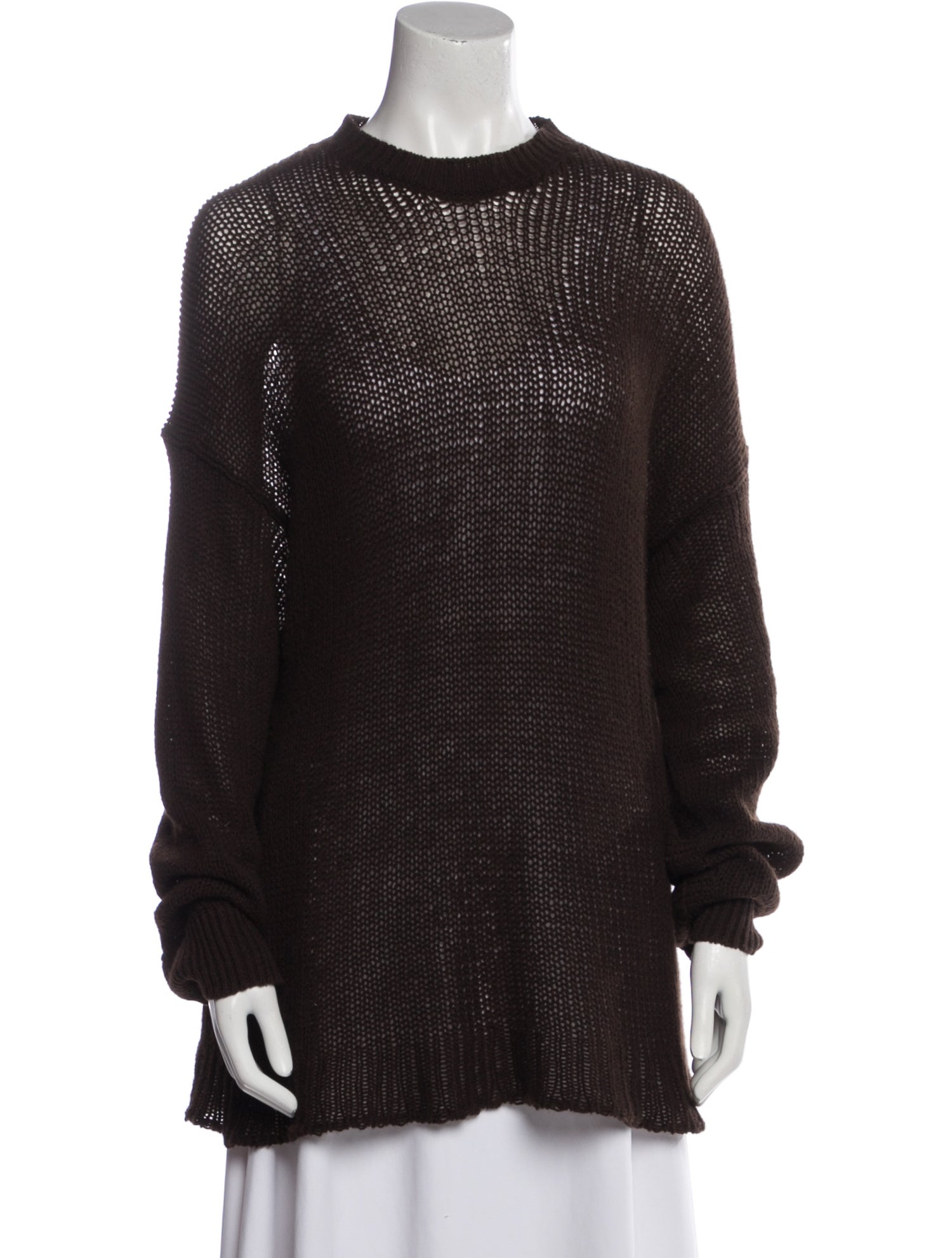 The Row Cashmere Mock Neck Sweater
