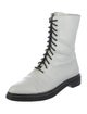 The Row Fara Leather Combat Boots
