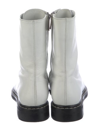 The Row Fara Leather Combat Boots