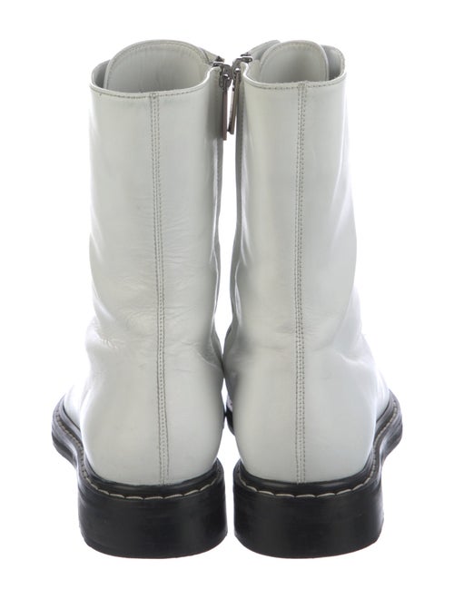 The Row Fara Leather Combat Boots