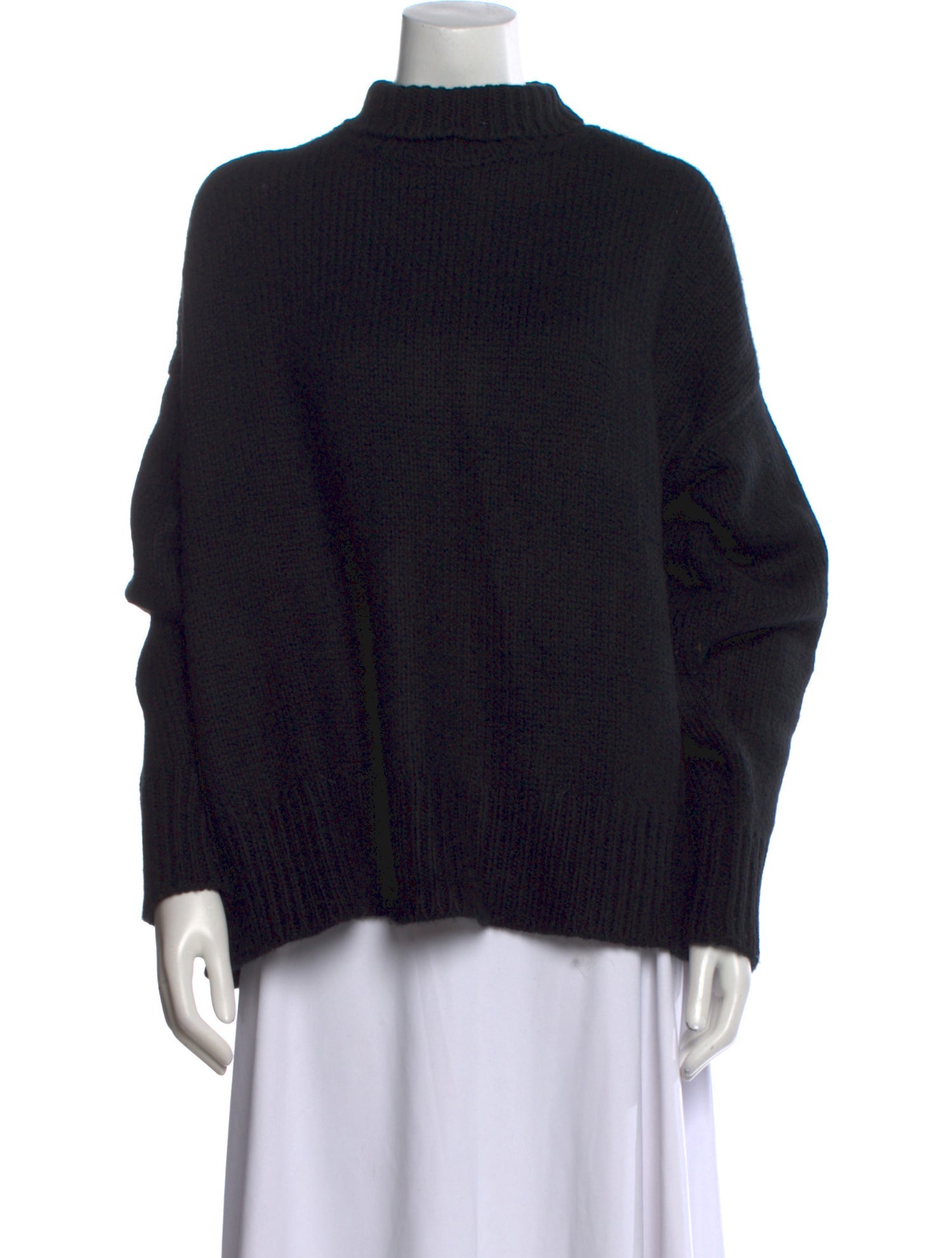 The Row Cashmere Mock Neck Sweater