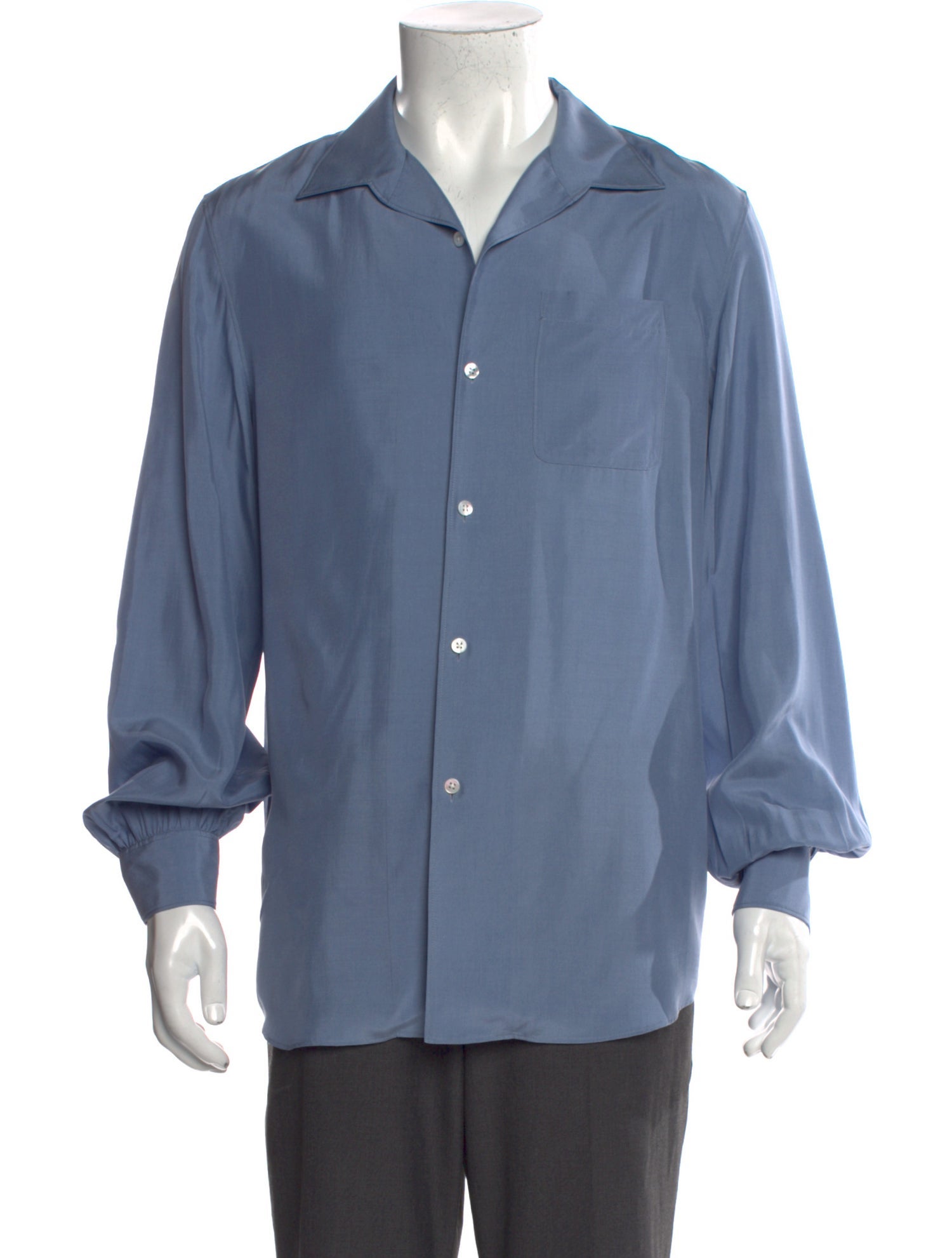 The Row 'Kiton' Silk Shirt