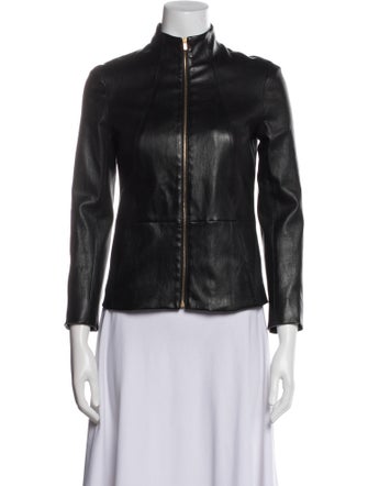 The Row Leather Biker Jacket