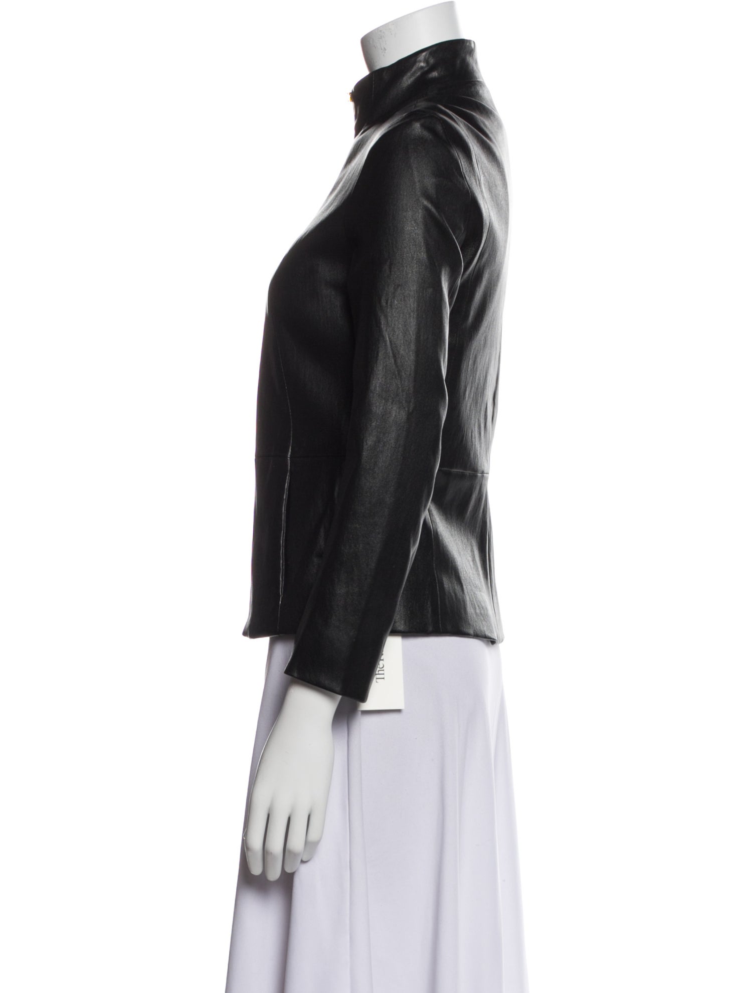 The Row Leather Biker Jacket