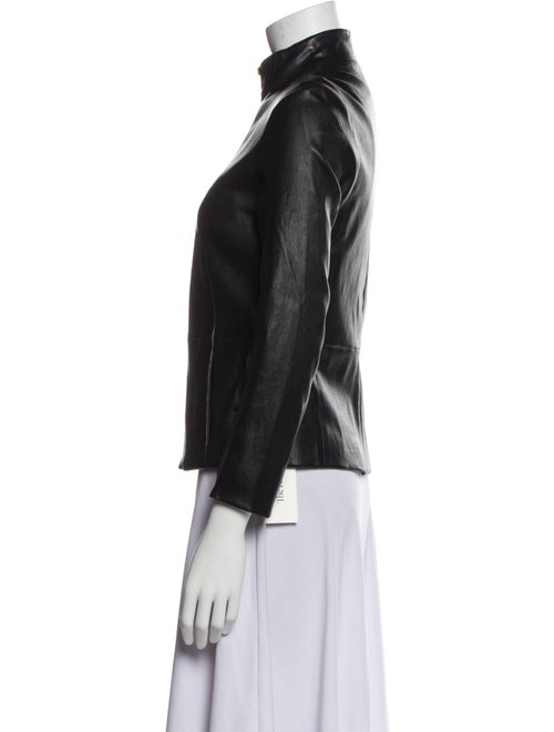The Row Leather Biker Jacket