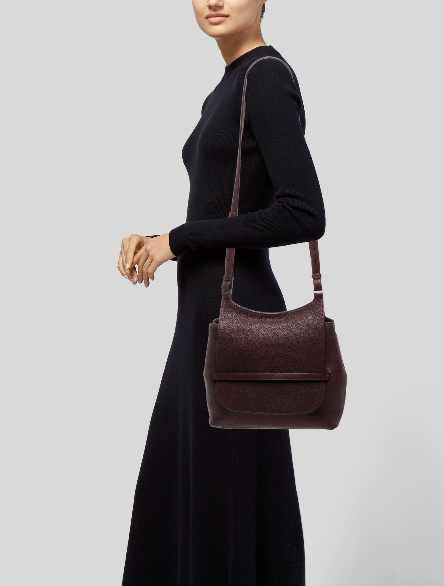 The Row Leather Crossbody Bag