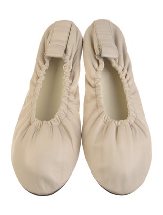 The Row Glove Leather Ballet Flats