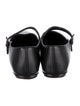 The Row Leather Mary Jane Flats