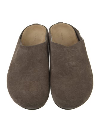 The Row Hugo Suede Mules