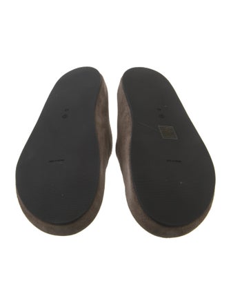 The Row Hugo Suede Mules