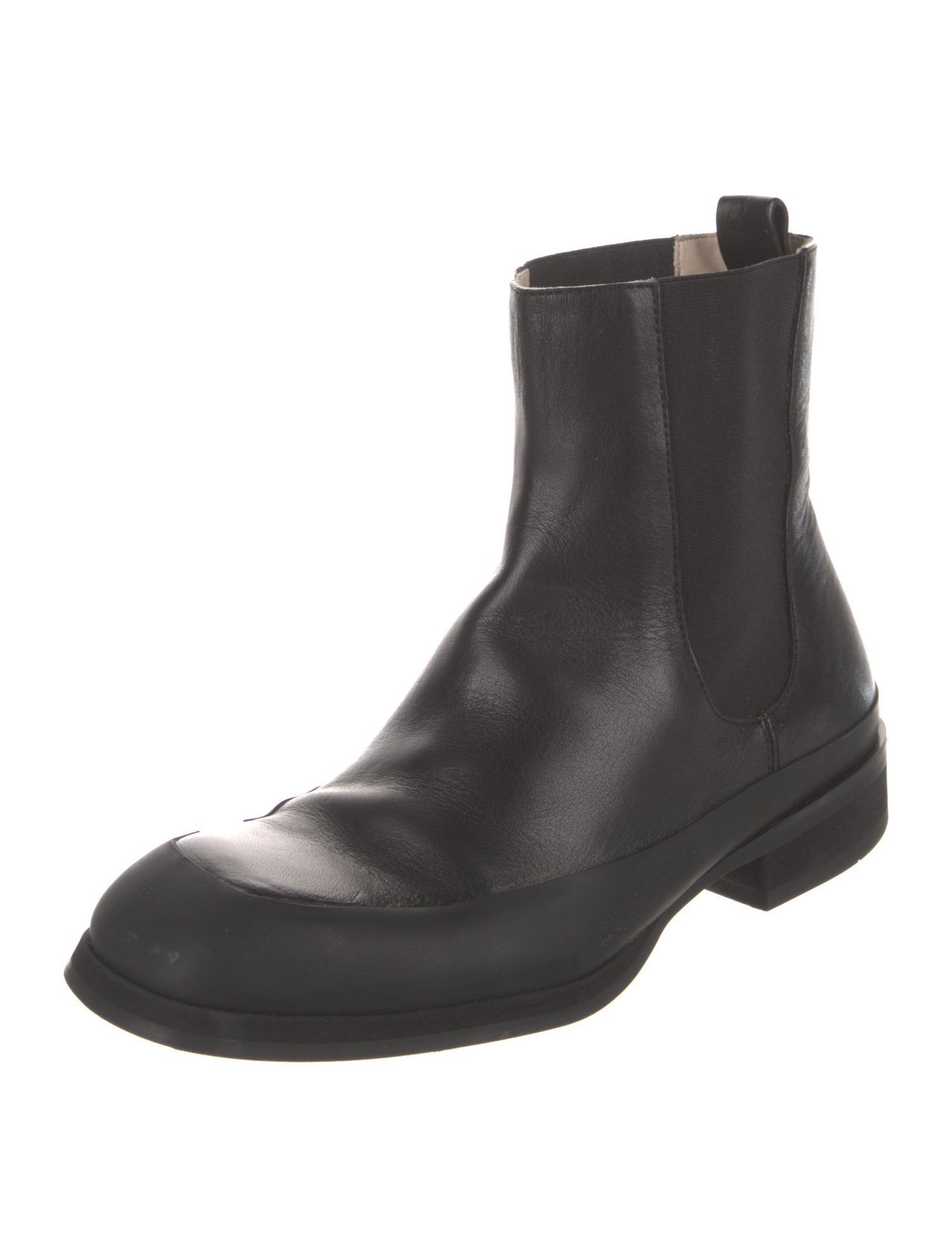 The Row Garden Leather Chelsea Boots