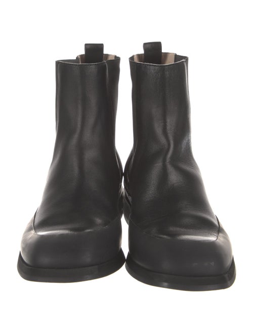 The Row Garden Leather Chelsea Boots