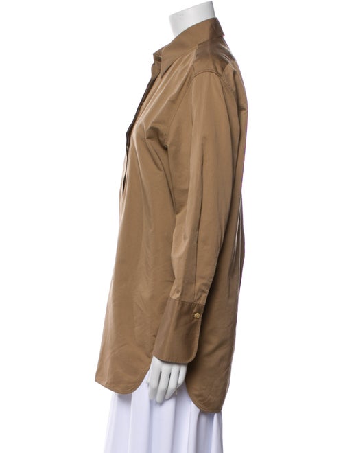 The Row Long Sleeve Button-Up Top