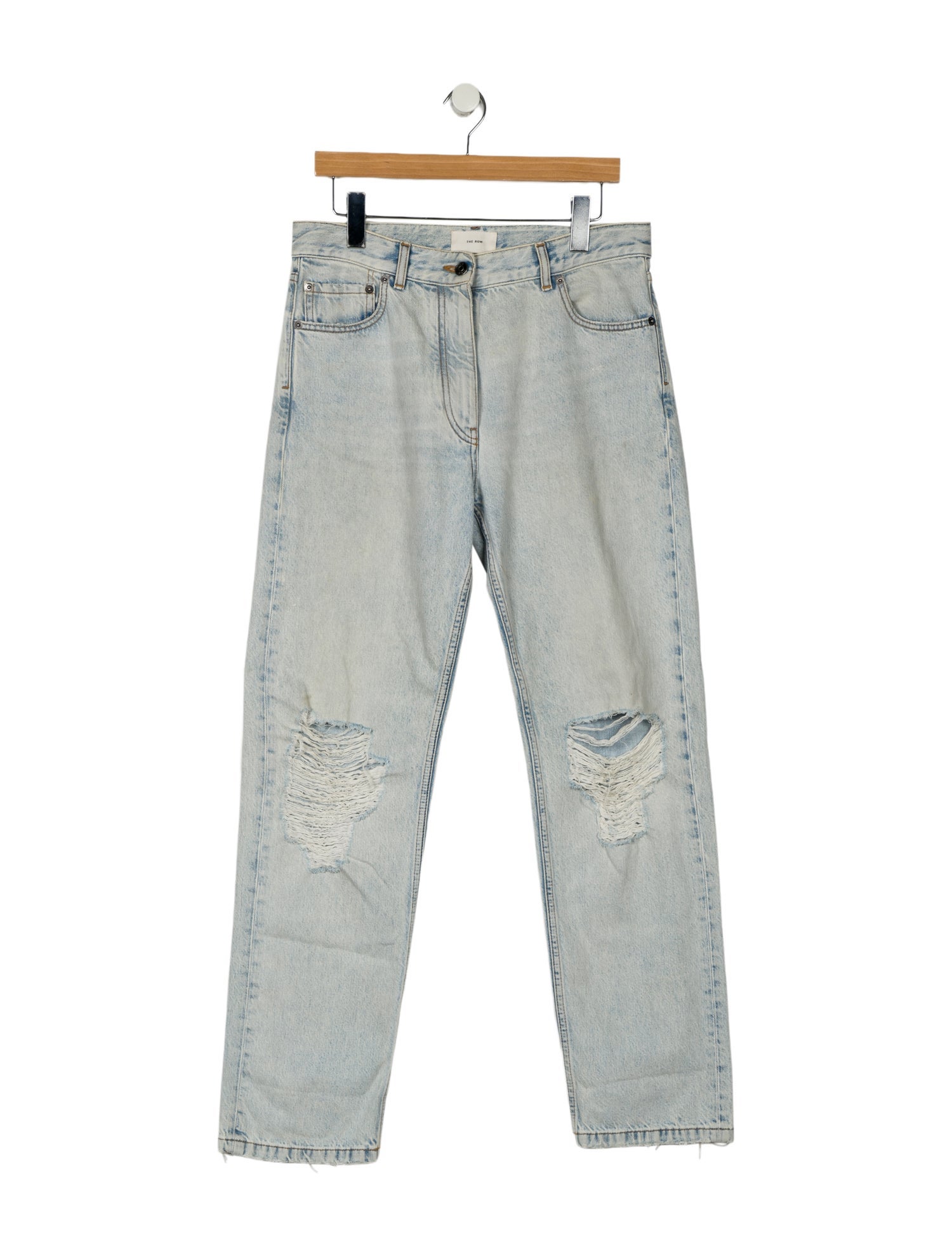The Row High-Rise Straight Leg Jeans