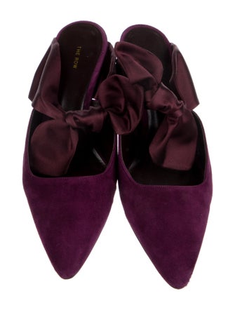 The Row Coco Suede Mules
