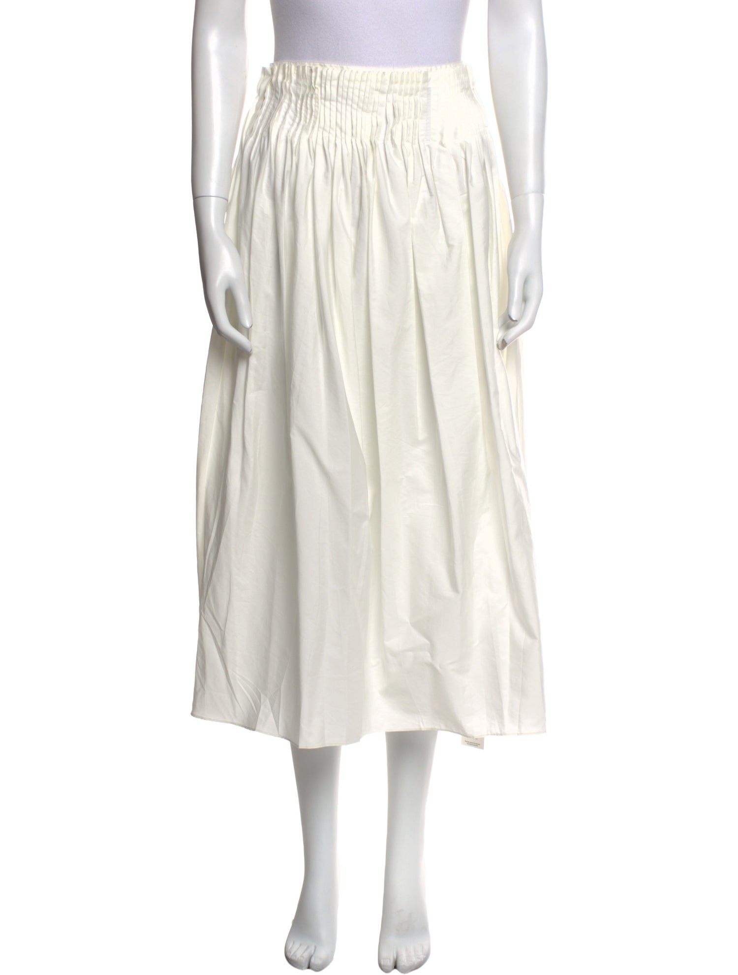 The Row Raw-Edge Trim Midi Length Skirt