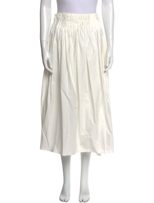 The Row Raw-Edge Trim Midi Length Skirt