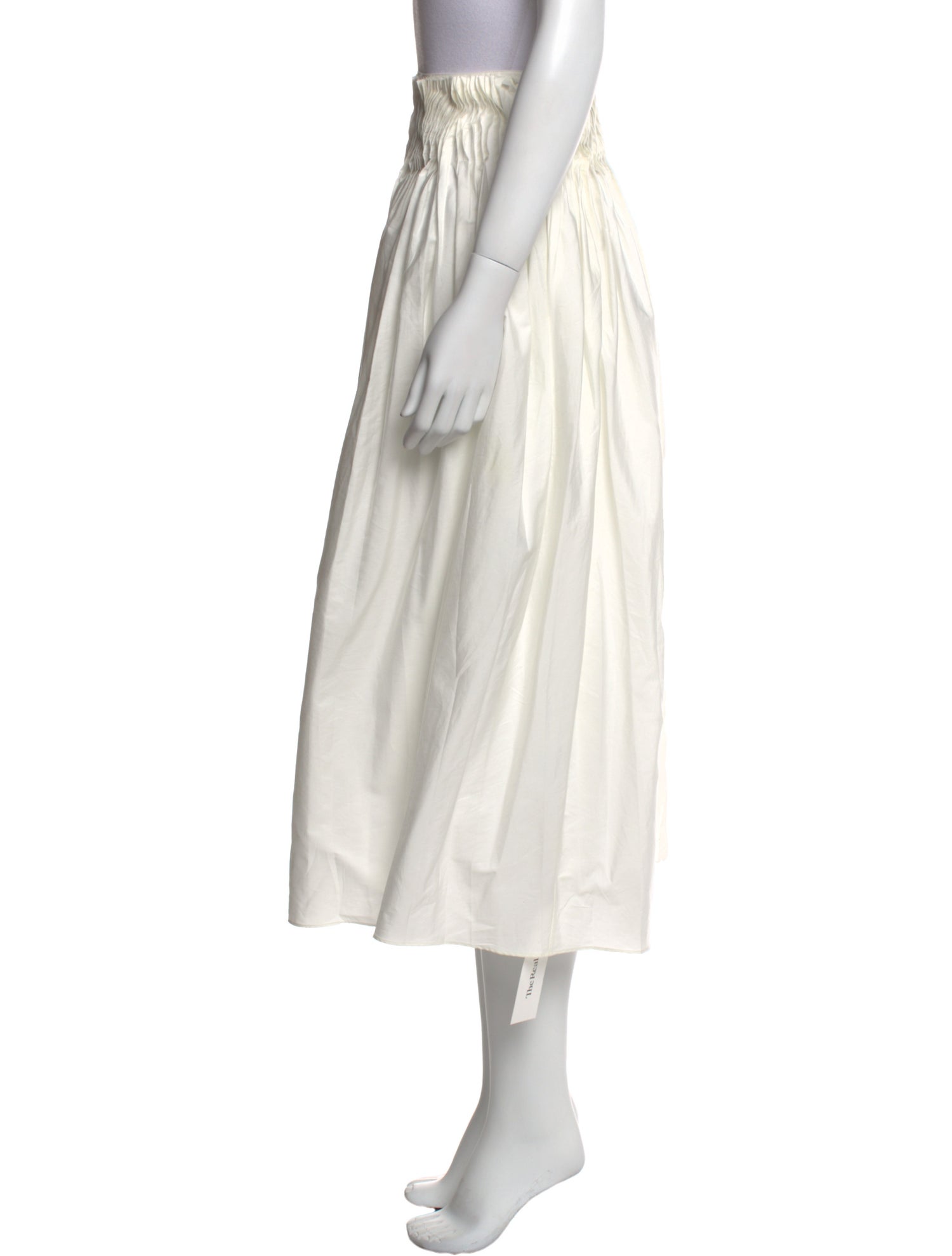 The Row Raw-Edge Trim Midi Length Skirt