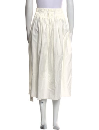 The Row Raw-Edge Trim Midi Length Skirt