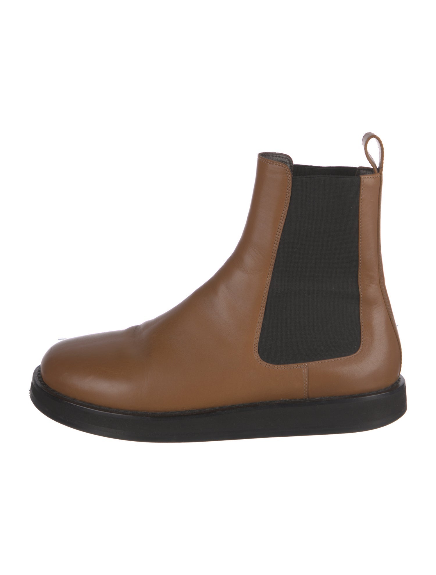 The Row Leather Chelsea Boots