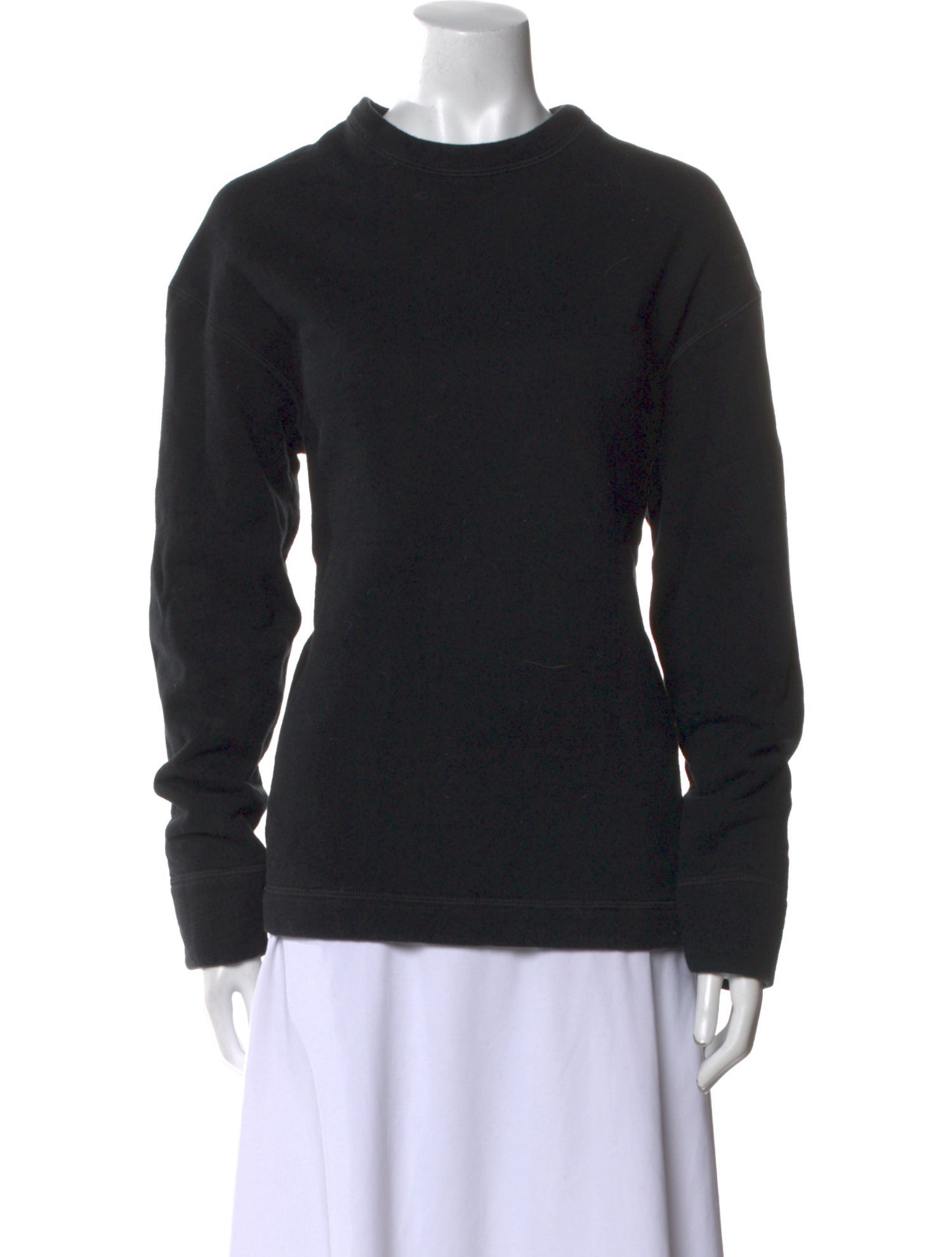 The Row Mock Neck Long Sleeve Sweatshirt