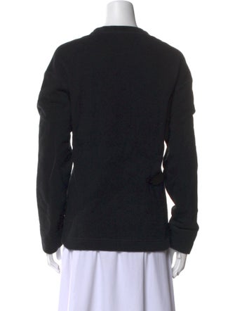 The Row Mock Neck Long Sleeve Sweatshirt