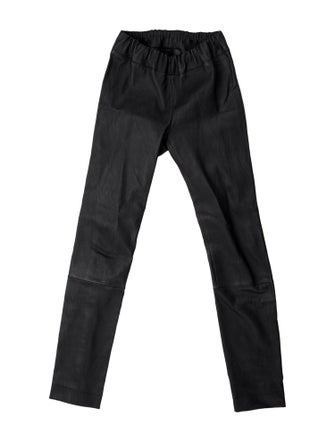 The Row Lambskin Skinny Leg Pants