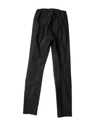 The Row Lambskin Skinny Leg Pants