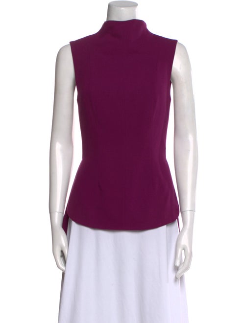The Row Virgin Wool Mock Neck Top