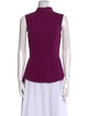 The Row Virgin Wool Mock Neck Top