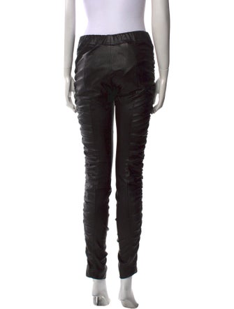 The Row Leather Skinny Leg Pants