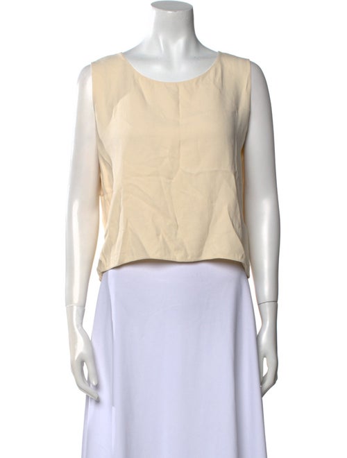 The Row Scoop Neck Scoop Neck Crop Top