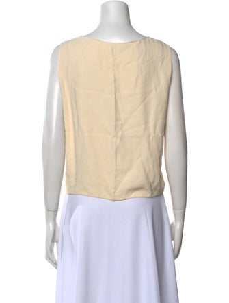 The Row Scoop Neck Scoop Neck Crop Top