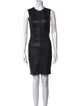 The Row Lambskin Knee-Length Dress