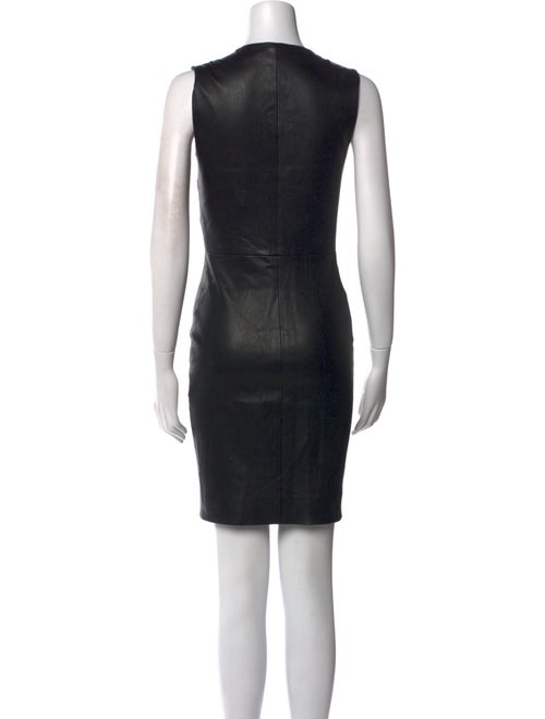 The Row Lambskin Knee-Length Dress
