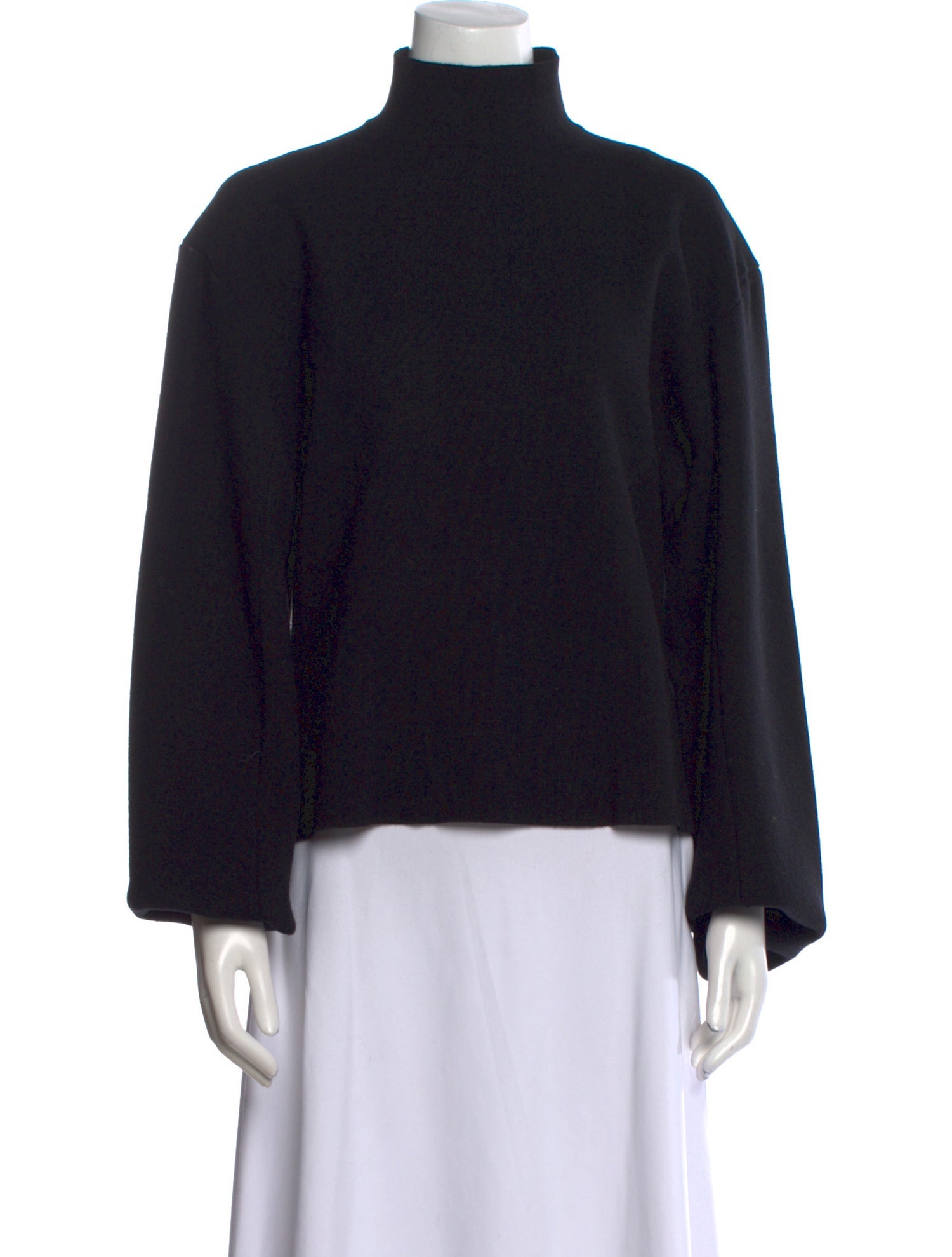 The Row Cashmere Mock Neck Sweater