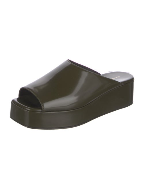 The Row Emi Leather Slides