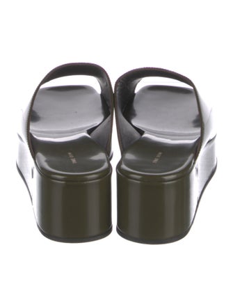 The Row Emi Leather Slides