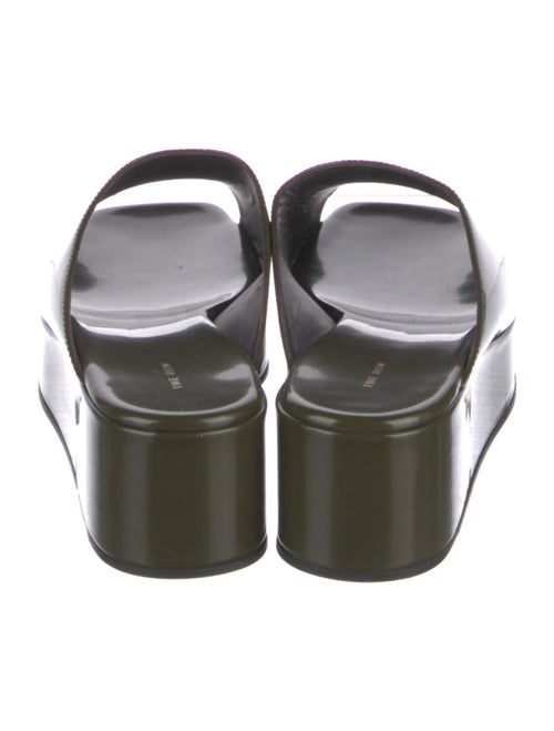 The Row Emi Leather Slides