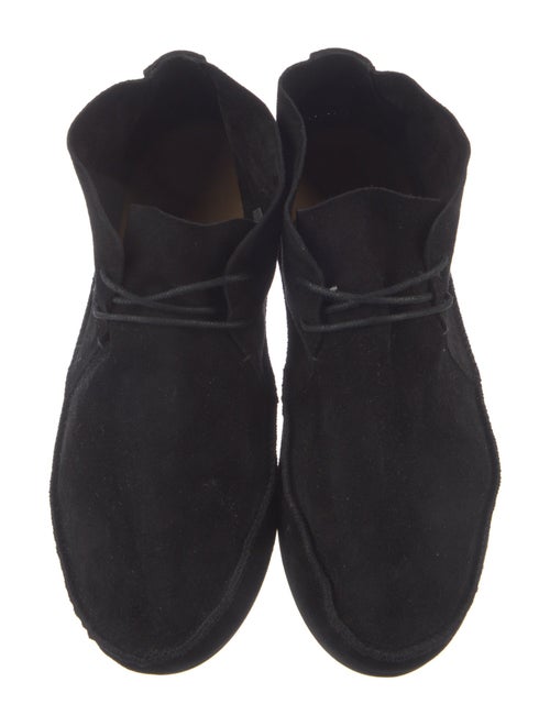 The Row Tyler Suede Lace-Up Boots