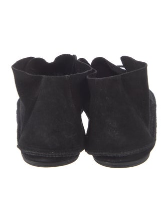 The Row Tyler Suede Lace-Up Boots