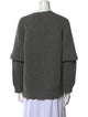The Row Ribbed Crewneck Pullover Cashmere Sweater