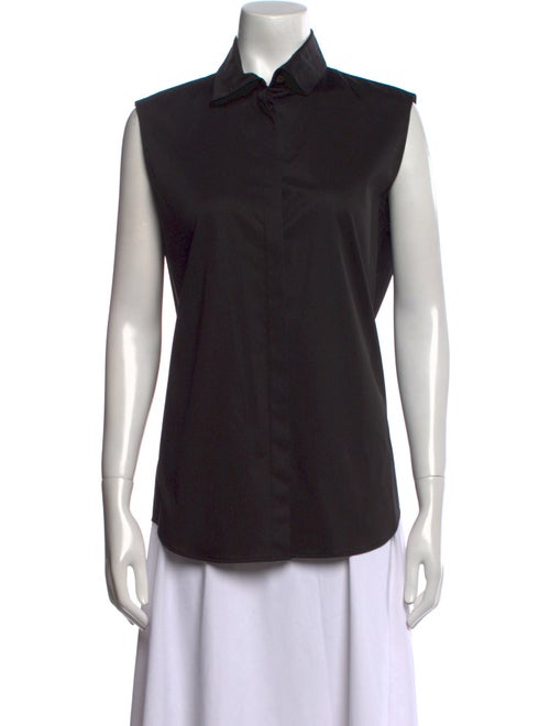 The Row Sleeveless Button-Up Top