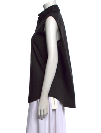 The Row Sleeveless Button-Up Top